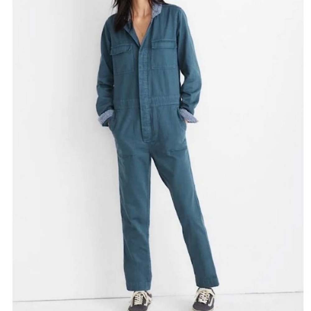 Madewell Sherpa Coverall Jumpsuit
